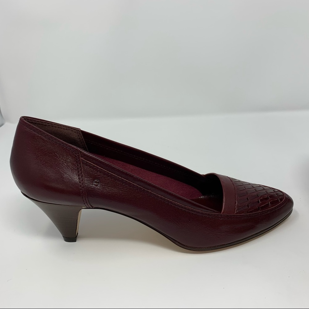 VINTAGE Etienne Aigner Women's Pumps Heels US 9 NARROW Woven Leather Closed Toe